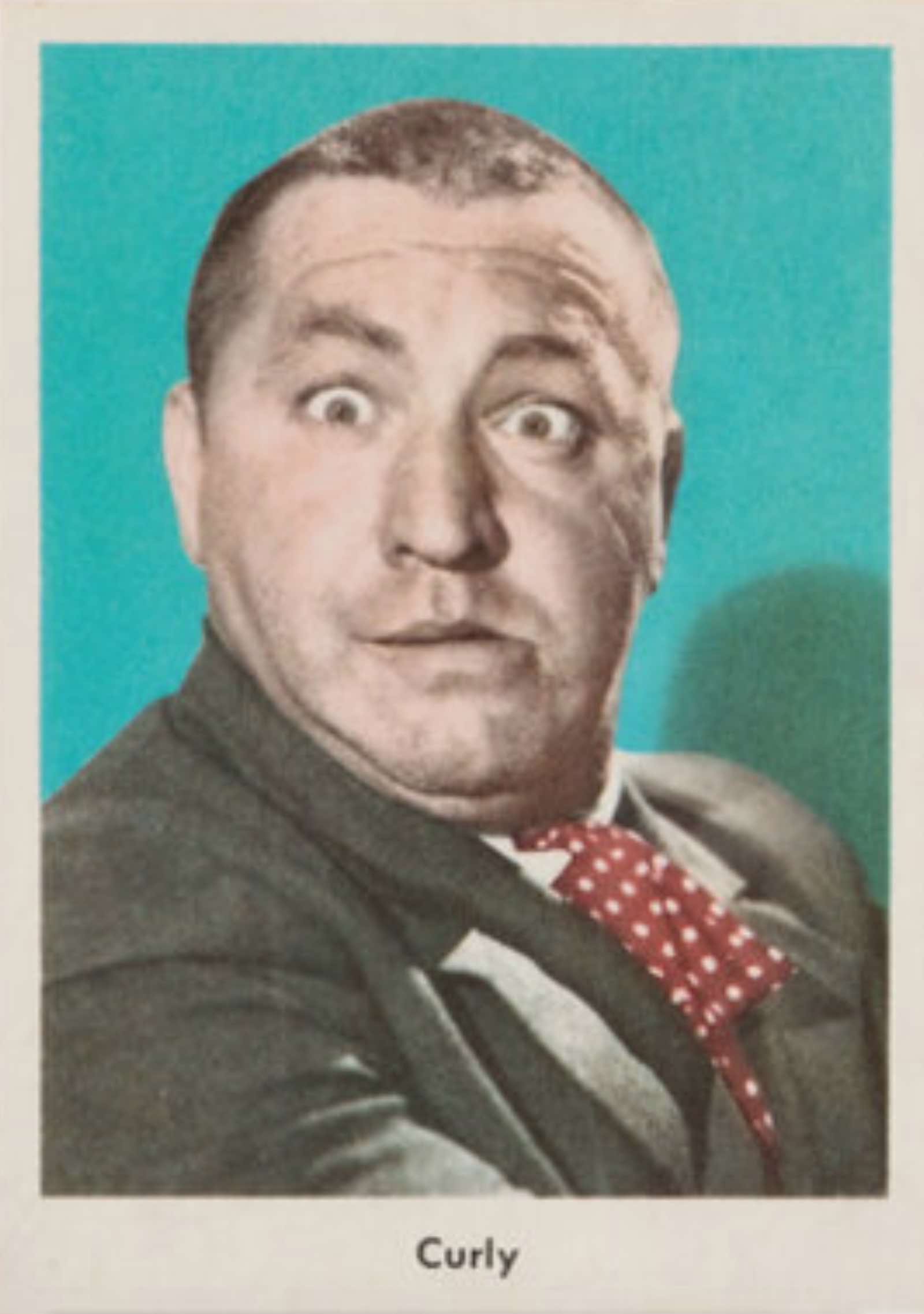 Curly trading card